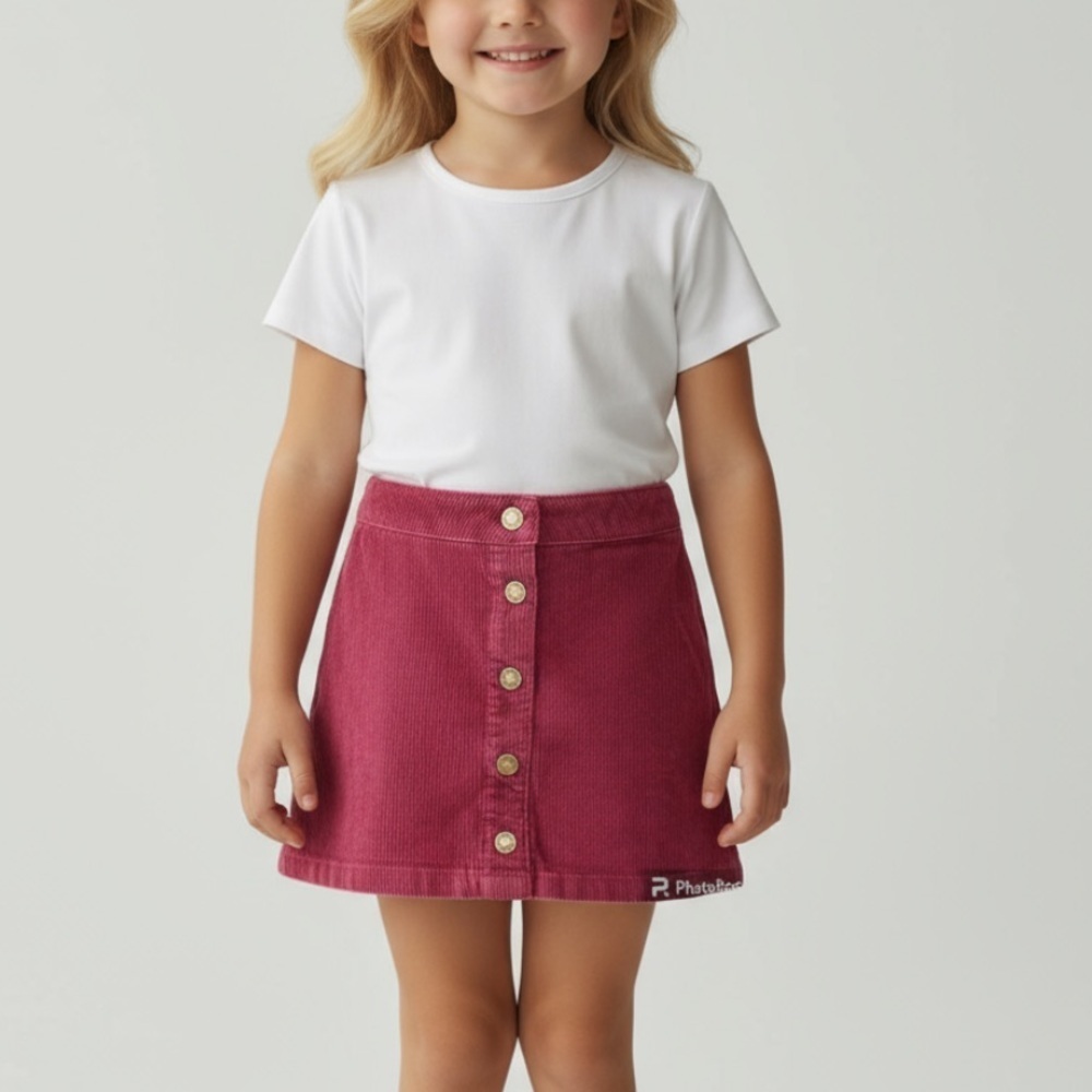 * Art Class Corduroy Skirt Size 7/8 Burgundy